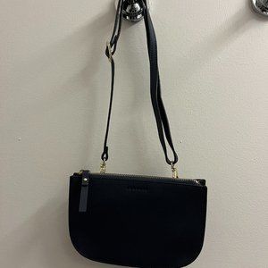 Lo & Sons Dark Navy Blue Waverley crossbody bag